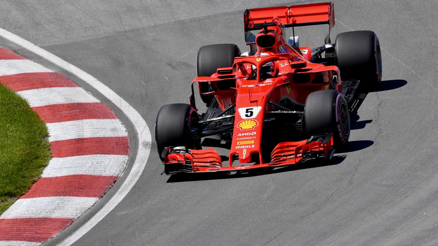 Sebastian Vettel (GER) Ferrari SF-71H at Formula One World Championship, Rd7, Canadian Grand Prix,