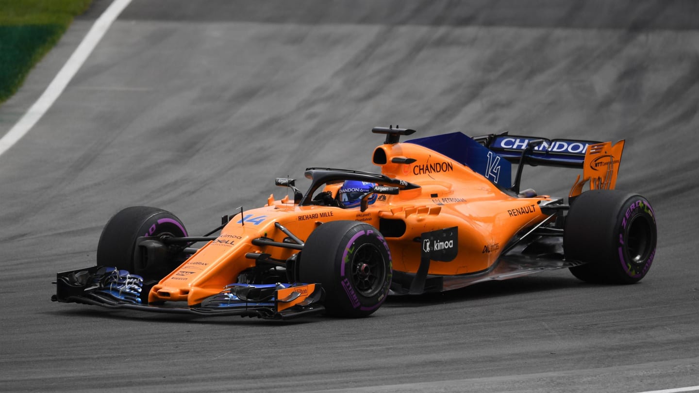 Fernando Alonso (ESP) McLaren MCL33 at Formula One World Championship, Rd7, Canadian Grand Prix, Race, Montreal, Canada, Sunday10 June 2018. © Simon Galloway/Sutton Images