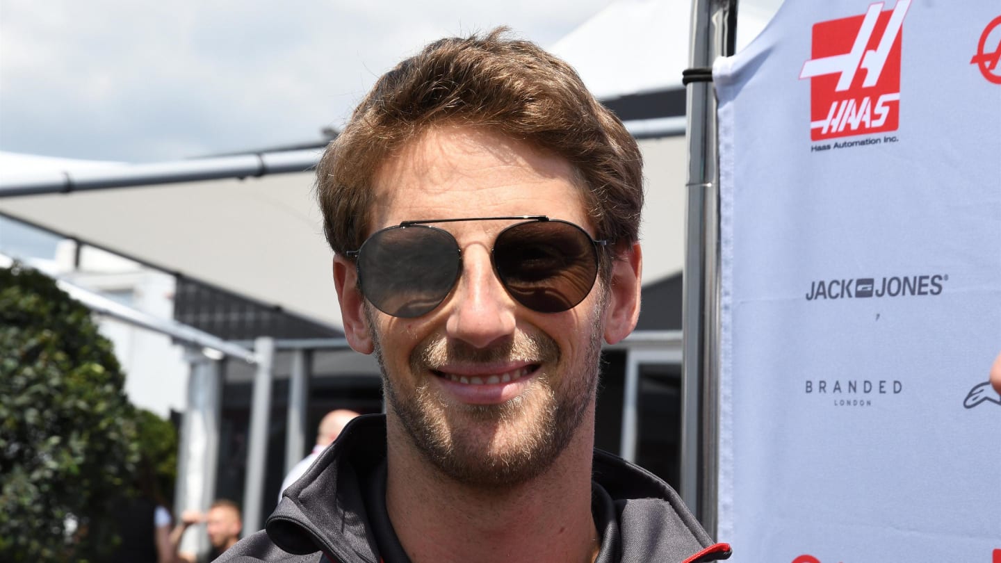 Romain Grosjean (FRA) Haas F1 at Formula One World Championship, Rd7, Canadian Grand Prix, Preparations, Montreal, Canada, Thursday 7 June 2018. © Francois Trembley/Sutton Images