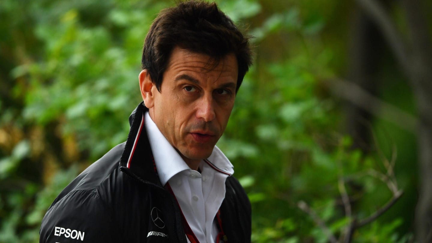 Toto Wolff (AUT) Mercedes AMG F1 Director of Motorsport at Formula One World Championship, Rd3, Chinese Grand Prix, Qualifying, Shanghai, China, Saturday 14 April 2018. © Jerry Andre/Sutton Images