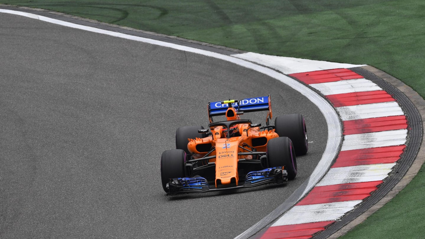 Stoffel Vandoorne (BEL) McLaren MCL33 at Formula One World Championship, Rd3, Chinese Grand Prix, Qualifying, Shanghai, China, Saturday 14 April 2018. © Jerry Andre/Sutton Images