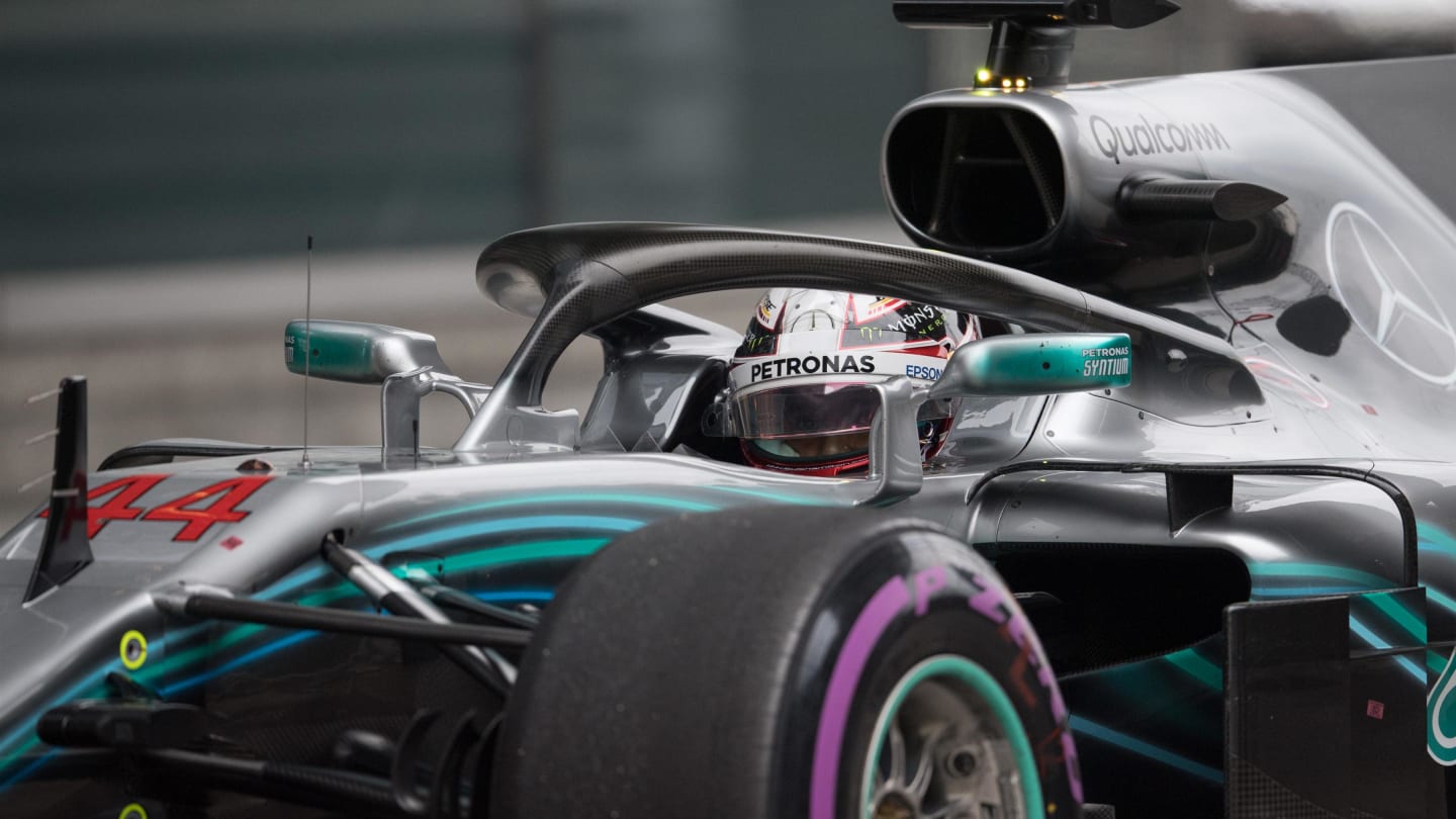 Lewis Hamilton (GBR) Mercedes-AMG F1 W09 EQ Power+ at Formula One World Championship, Rd3, Chinese Grand Prix, Qualifying, Shanghai, China, Saturday 14 April 2018. © Simon Galloway/Sutton Images