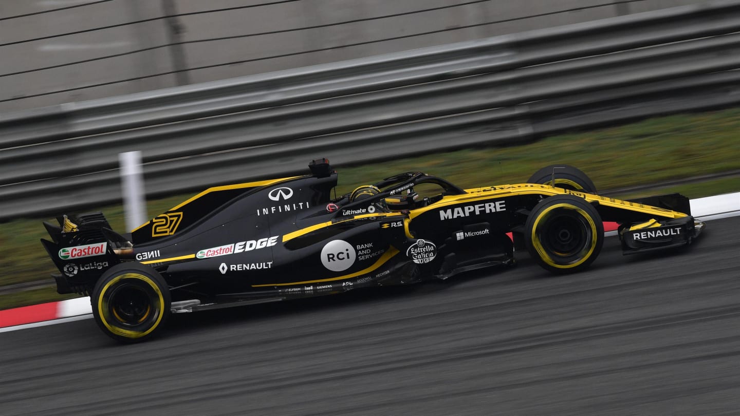Nico Hulkenberg (GER) Renault Sport F1 Team RS18 at Formula One World Championship, Rd3, Chinese Grand Prix, Qualifying, Shanghai, China, Saturday 14 April 2018. © Jerry Andre/Sutton Images