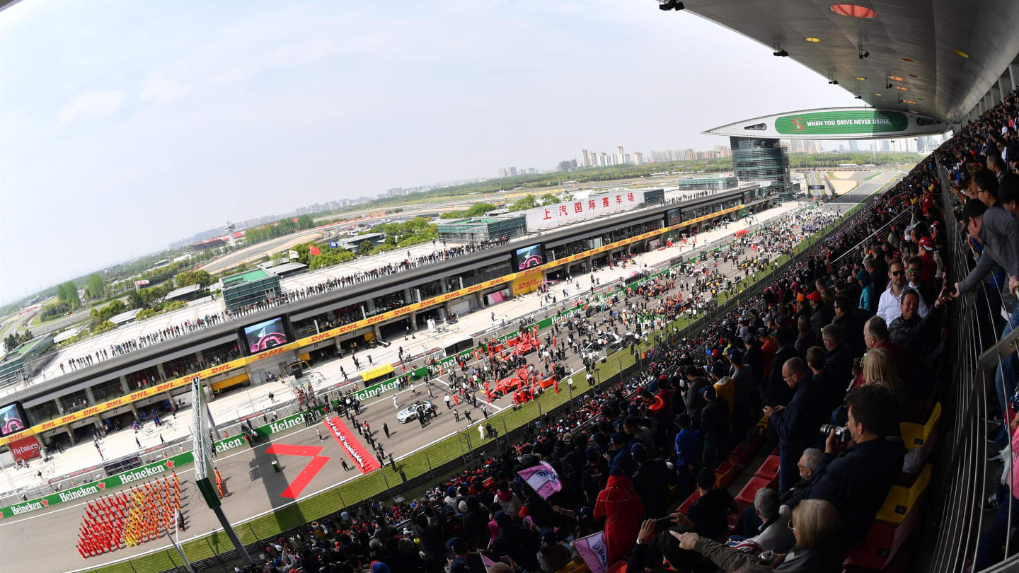 Grid at Formula One World Championship, Rd3, Chinese Grand Prix, Race, Shanghai, China, Sunday 15 April 2018. © Jerry Andre/Sutton Images