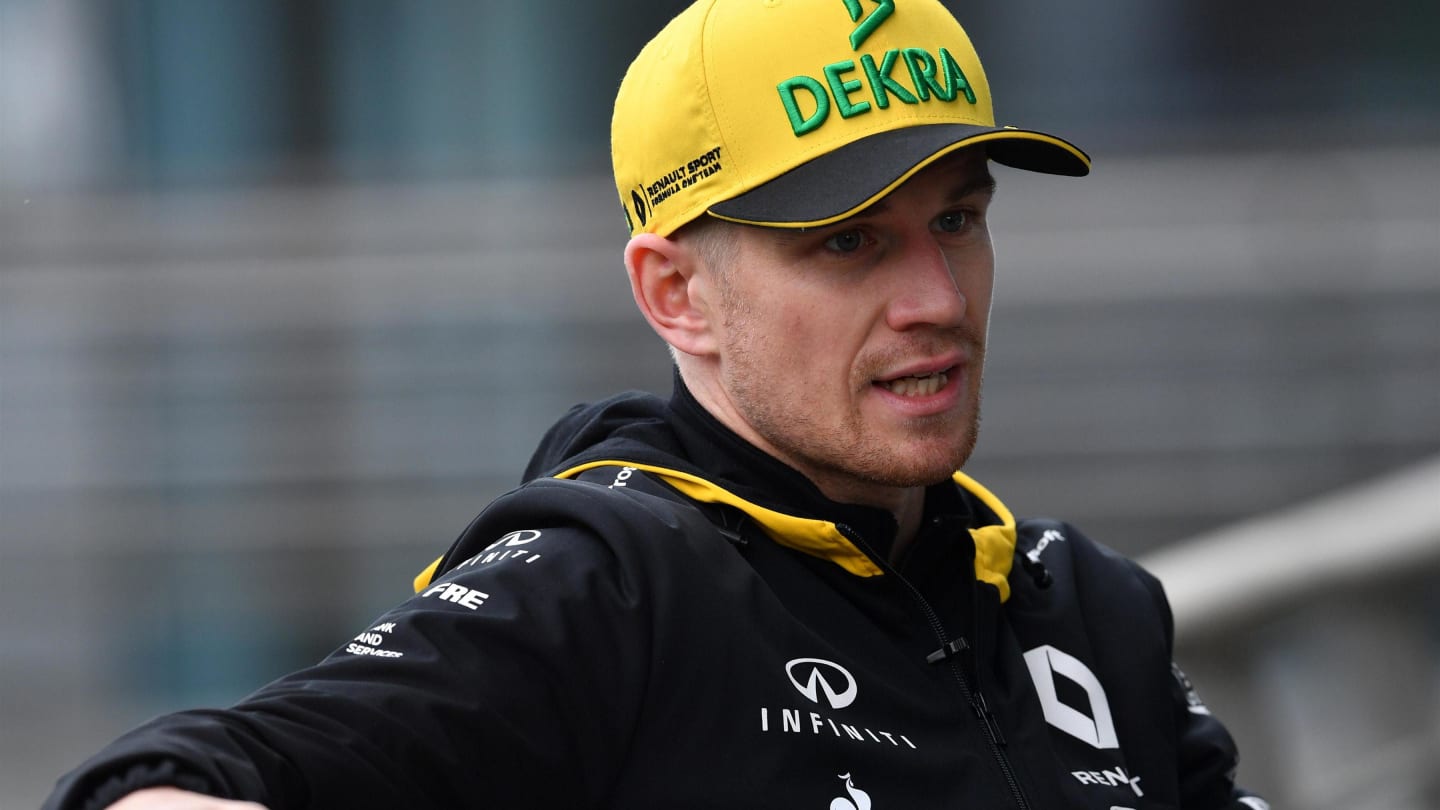 Nico Hulkenberg (GER) Renault Sport F1 Team at Formula One World Championship, Rd3, Chinese Grand Prix, Preparations, Shanghai, China, Thursday 12 April 2018. © Jerry Andre/Sutton Images