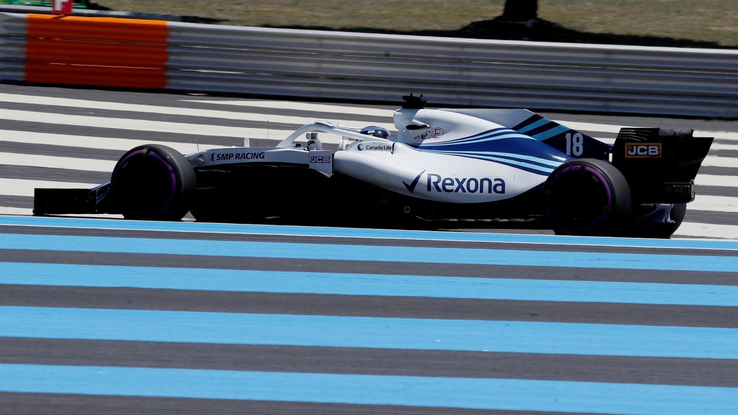Lance Stroll (CDN) Williams FW41 at Formula One World Championship, Rd8, French Grand Prix, Practice, Paul Ricard, France, Friday 22 June 2018. © Manuel Goria/Sutton Images