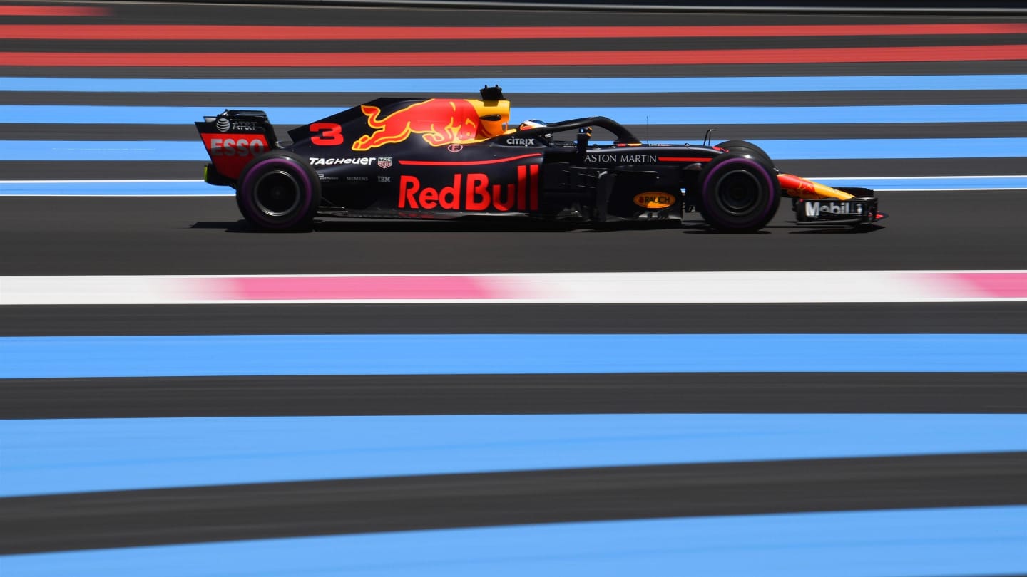 Daniel Ricciardo (AUS) Red Bull Racing RB14 at Formula One World Championship, Rd8, French Grand Prix, Practice, Paul Ricard, France, Friday 22 June 2018. © Mark Sutton/Sutton Images