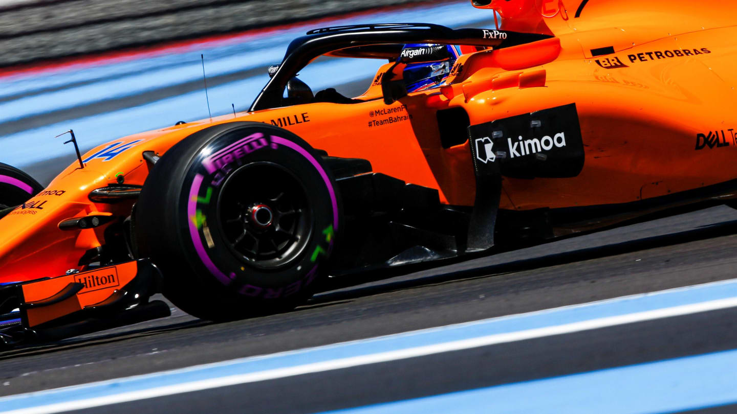 Fernando Alonso (ESP) McLaren MCL33 at Formula One World Championship, Rd8, French Grand Prix, Practice, Paul Ricard, France, Friday 22 June 2018. © Manuel Goria/Sutton Images