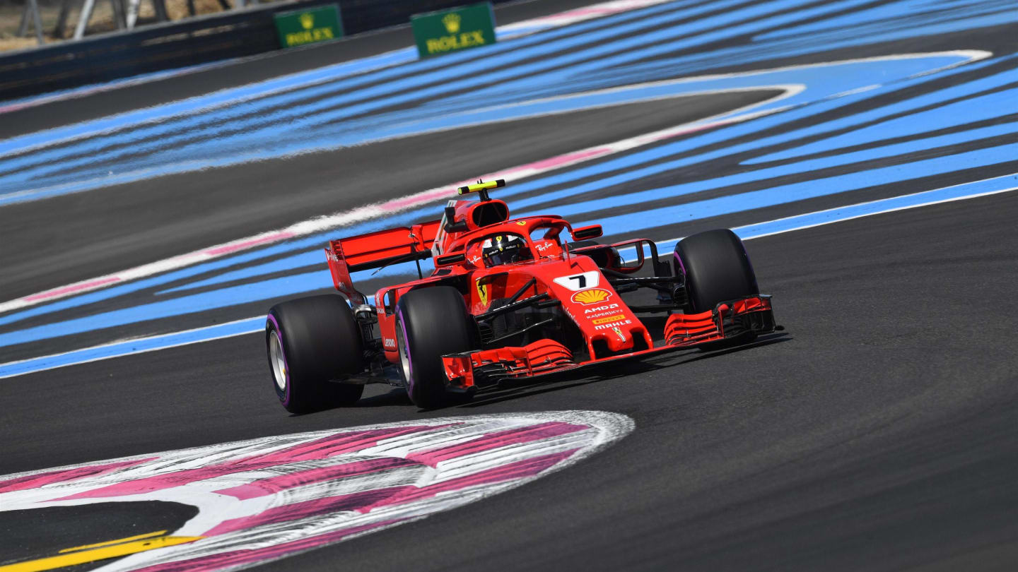 Kimi Raikkonen (FIN) Ferrari SF-71H at Formula One World Championship, Rd8, French Grand Prix, Practice, Paul Ricard, France, Friday 22 June 2018. © Jerry Andre/Sutton Images