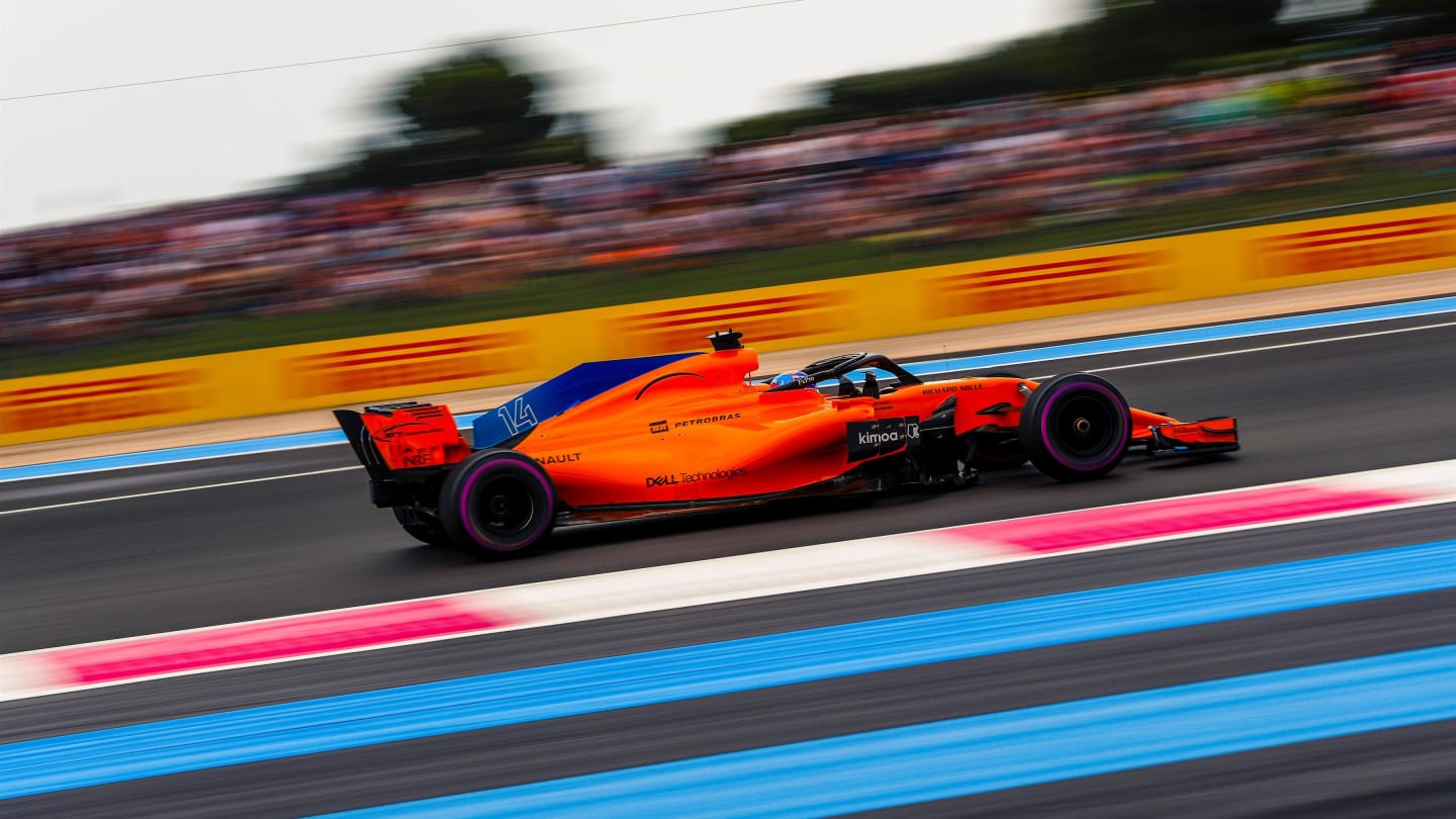 Fernando Alonso (ESP) McLaren MCL33 at Formula One World Championship, Rd8, French Grand Prix,