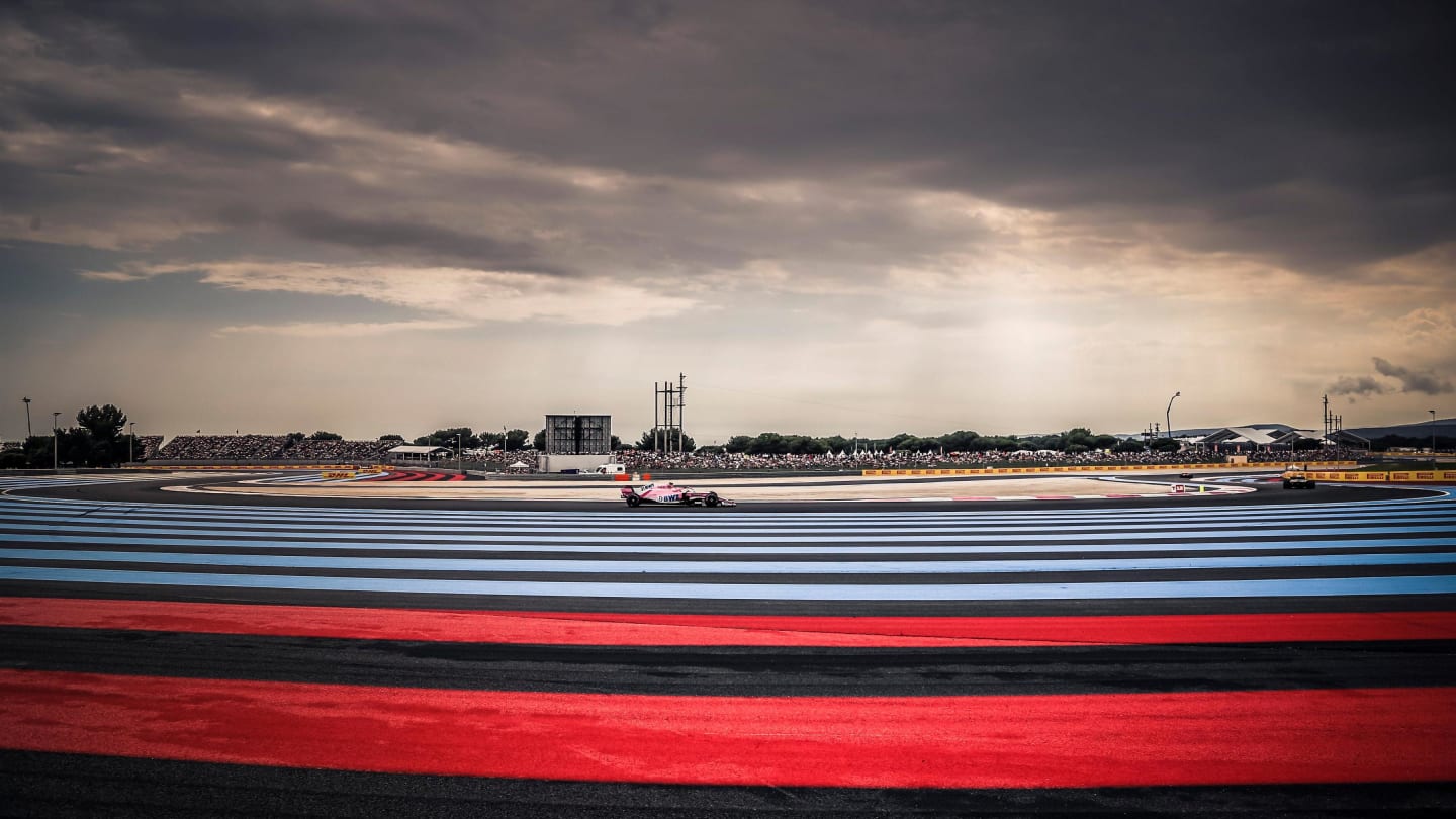 Esteban Ocon (FRA) Force India VJM11 at Formula One World Championship, Rd8, French Grand Prix,