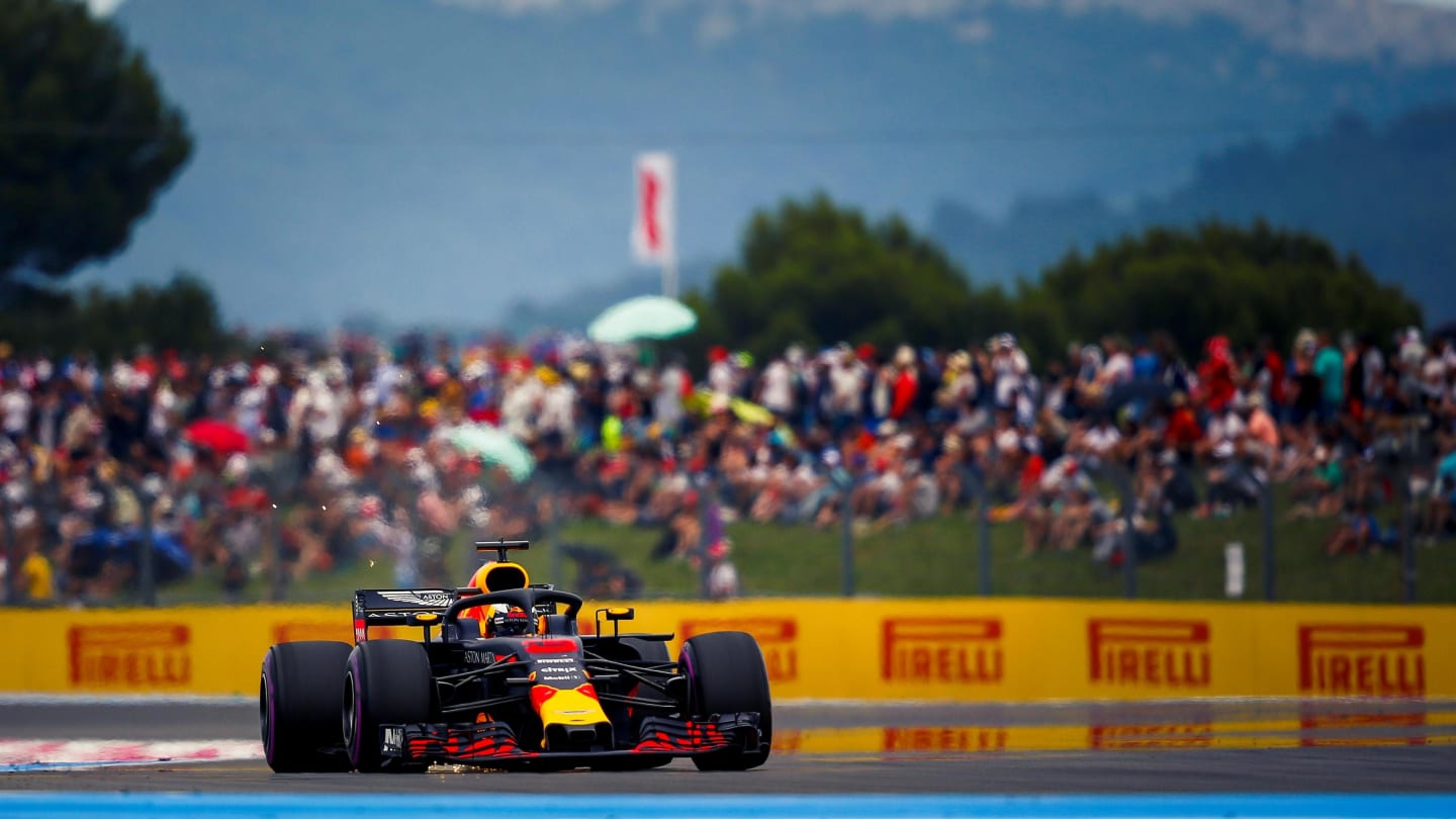 Daniel Ricciardo (AUS) Red Bull Racing RB14 at Formula One World Championship, Rd8, French Grand