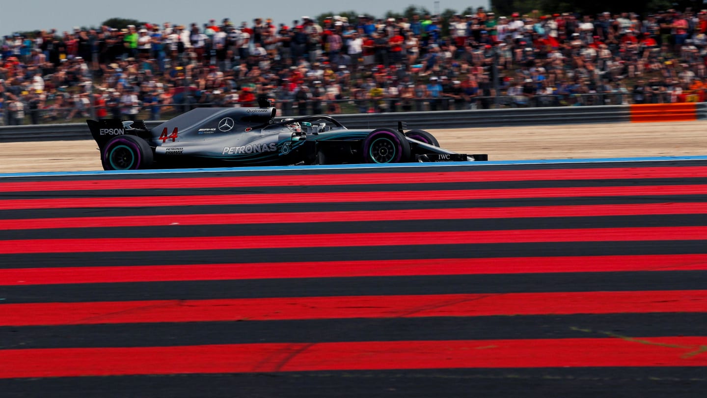Lewis Hamilton (GBR) Mercedes-AMG F1 W09 EQ Power+ at Formula One World Championship, Rd8, French