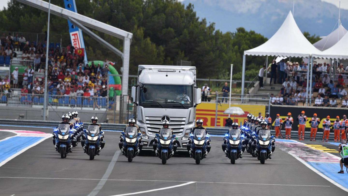Drivers parade at Formula One World Championship, Rd8, French Grand Prix, Race, Paul Ricard, France, Sunday 24 June 2018. © Jerry Andre/Sutton Images
