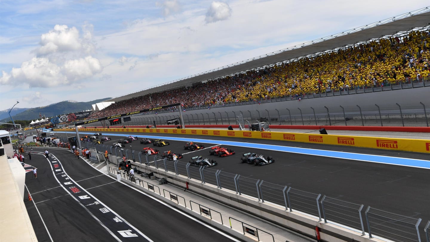 The start of the race at Formula One World Championship, Rd8, French Grand Prix, Race, Paul Ricard, France, Sunday 24 June 2018. © Jerry Andre/Sutton Images