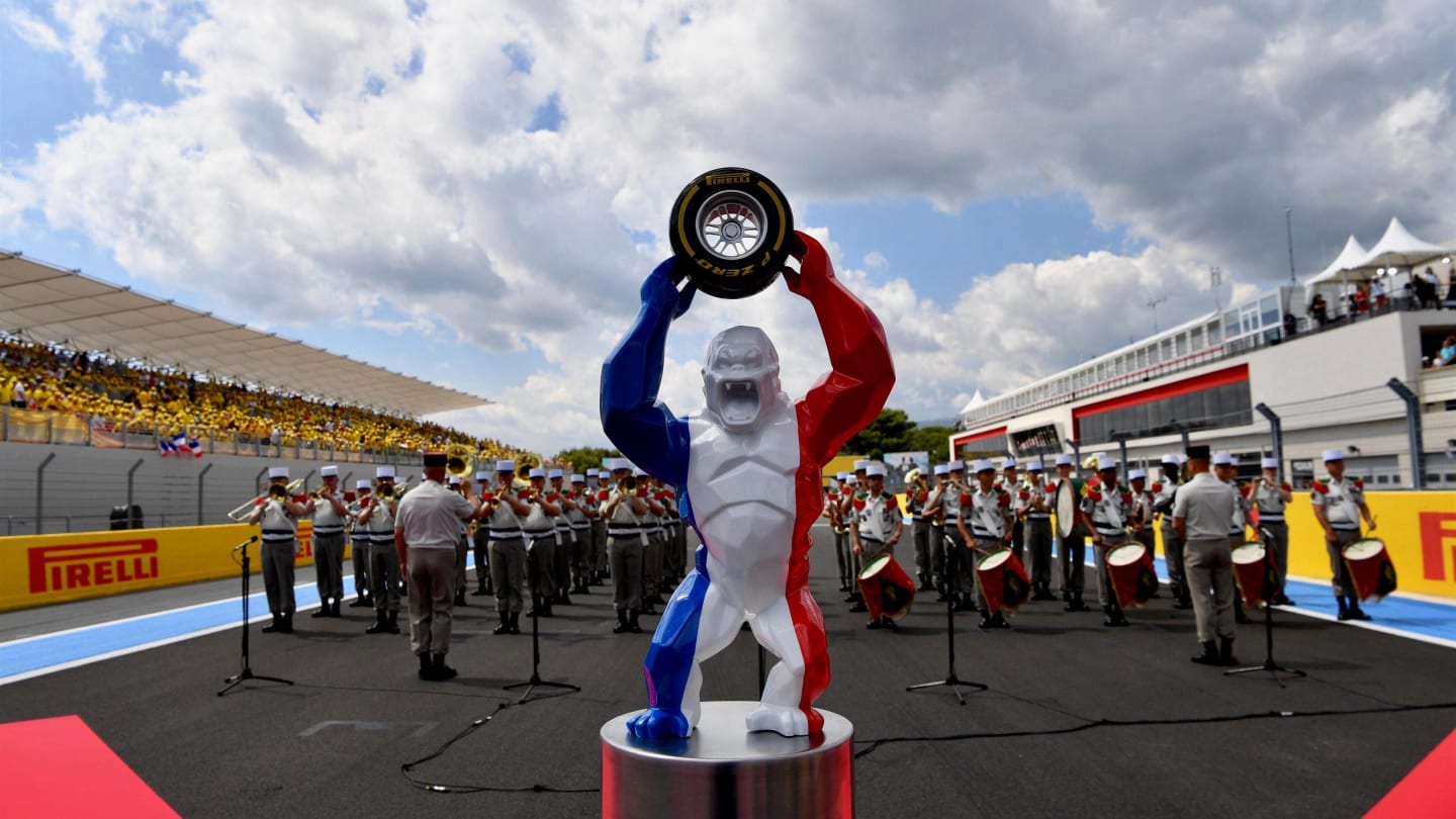 Trophy on the grid at Formula One World Championship, Rd8, French Grand Prix, Race, Paul Ricard, France, Sunday 24 June 2018. © Jerry Andre/Sutton Images