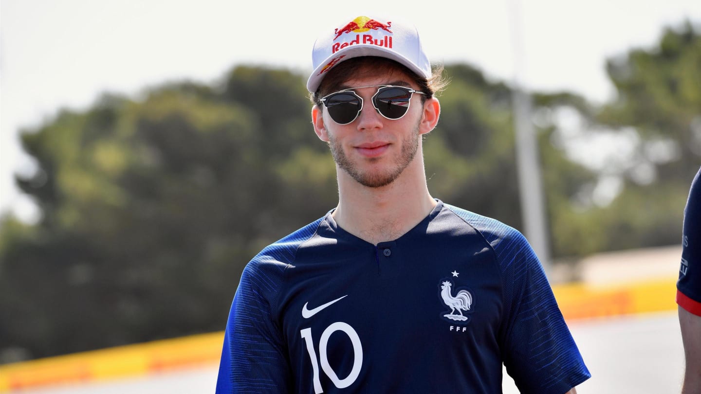 Pierre Gasly (FRA) Scuderia Toro Rosso at Formula One World Championship, Rd8, French Grand Prix, Preparations, Paul Ricard, France, Thursday 21 June 2018. © Jerry Andre/Sutton Images