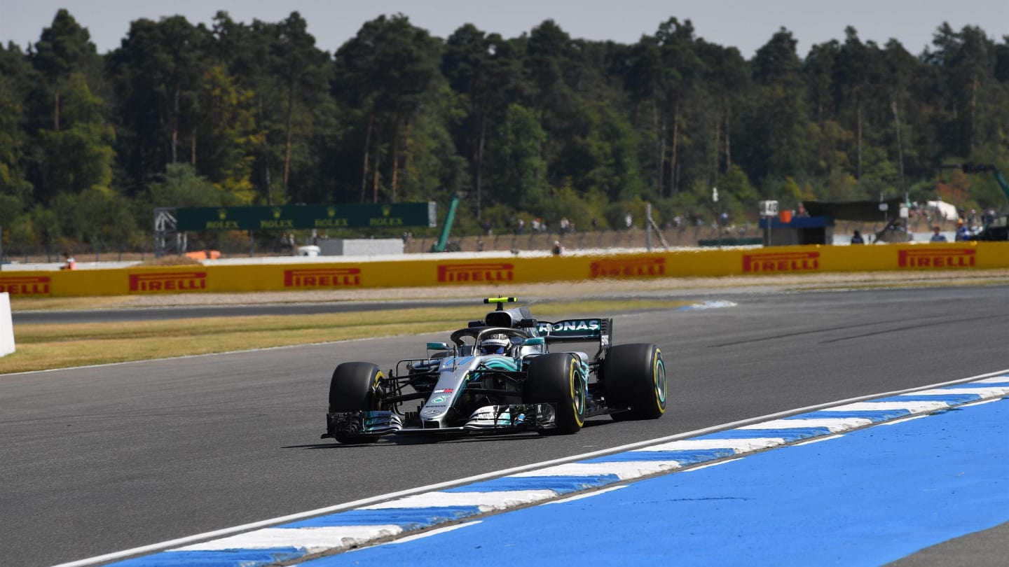 Valtteri Bottas (FIN) Mercedes-AMG F1 W09 EQ Power+ at Formula One World Championship, Rd11, German Grand Prix, Practice, Hockenheim, Germany, Friday 20 July 2018. © Jerry Andre/Sutton Images
