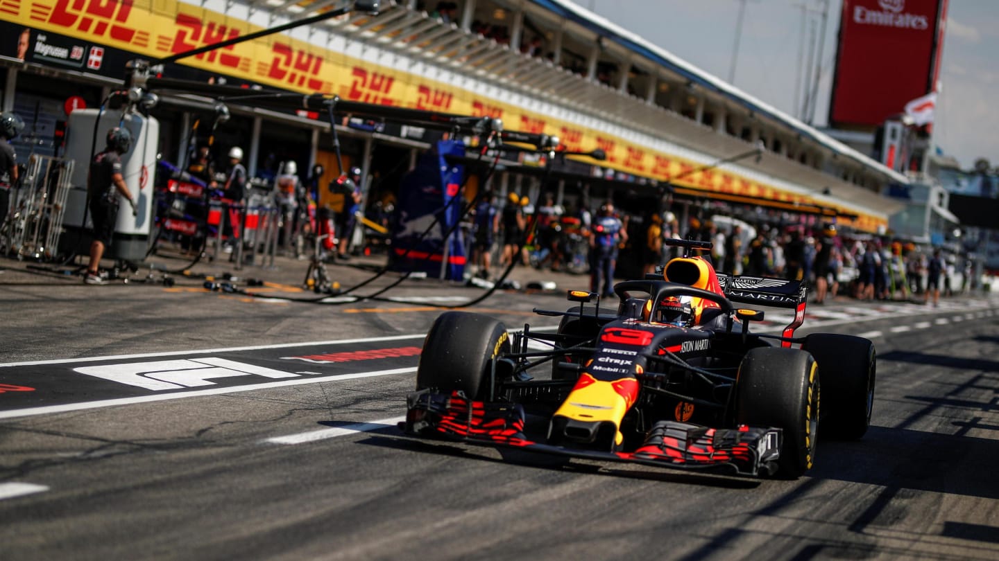 Daniel Ricciardo (AUS) Red Bull Racing RB14 at Formula One World Championship, Rd11, German Grand