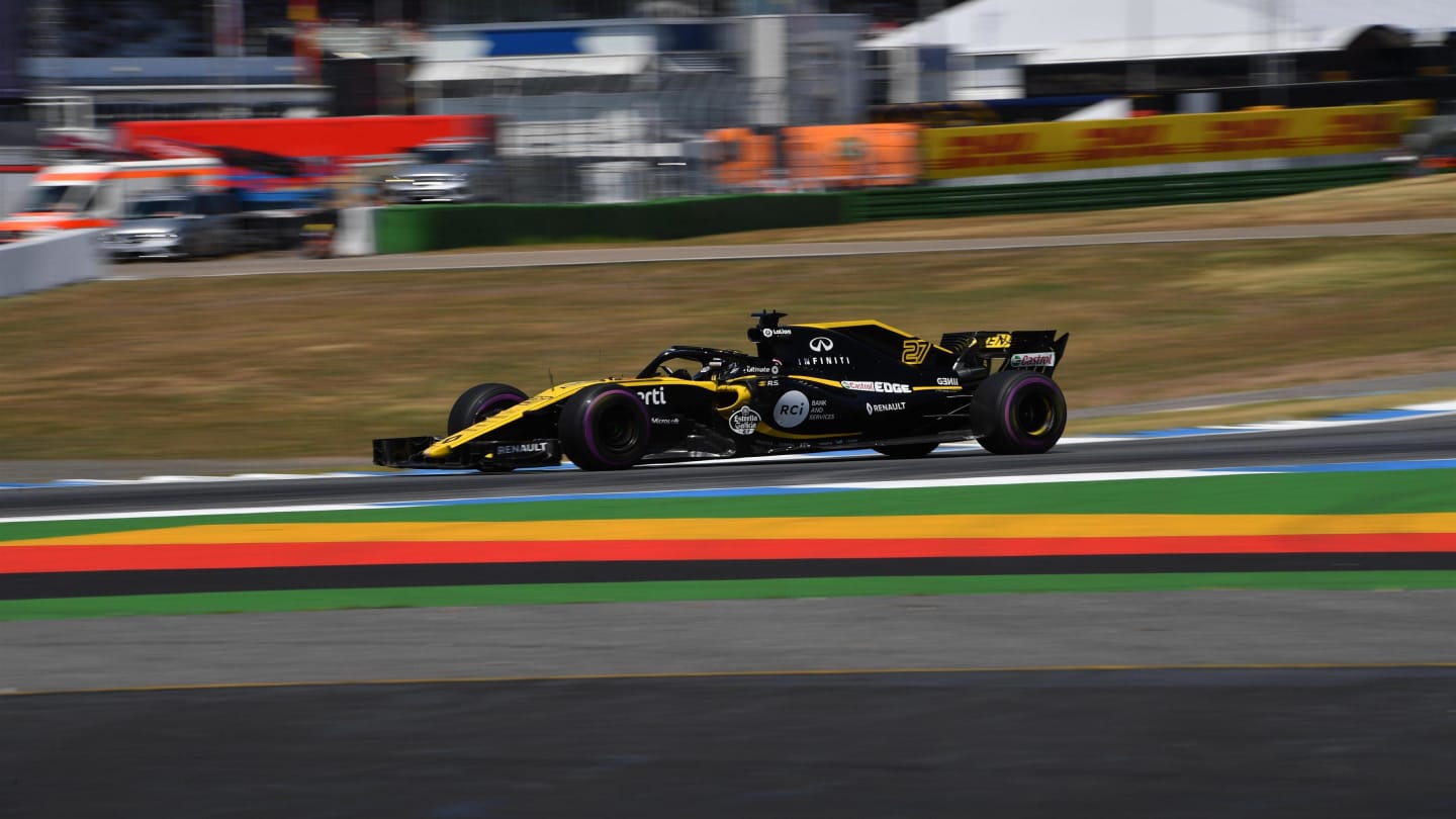 Nico Hulkenberg (GER) Renault Sport F1 Team RS18 at Formula One World Championship, Rd11, German