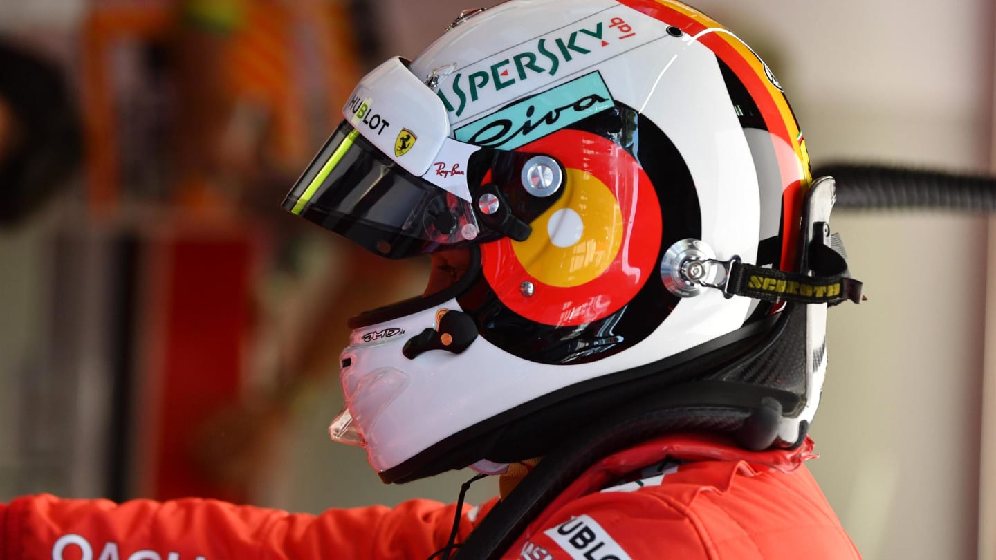 Sebastian Vettel (GER) Ferrari at Formula One World Championship, Rd11, German Grand Prix, Practice, Hockenheim, Germany, Friday 20 July 2018. © Mark Sutton/Sutton Images