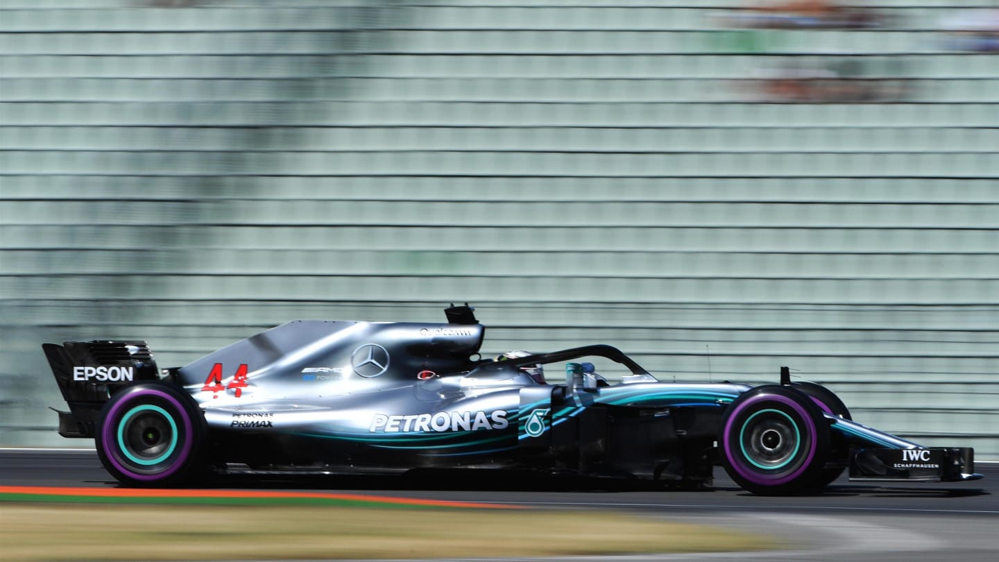 Lewis Hamilton (GBR) Mercedes-AMG F1 W09 EQ Power+ at Formula One World Championship, Rd11, German
