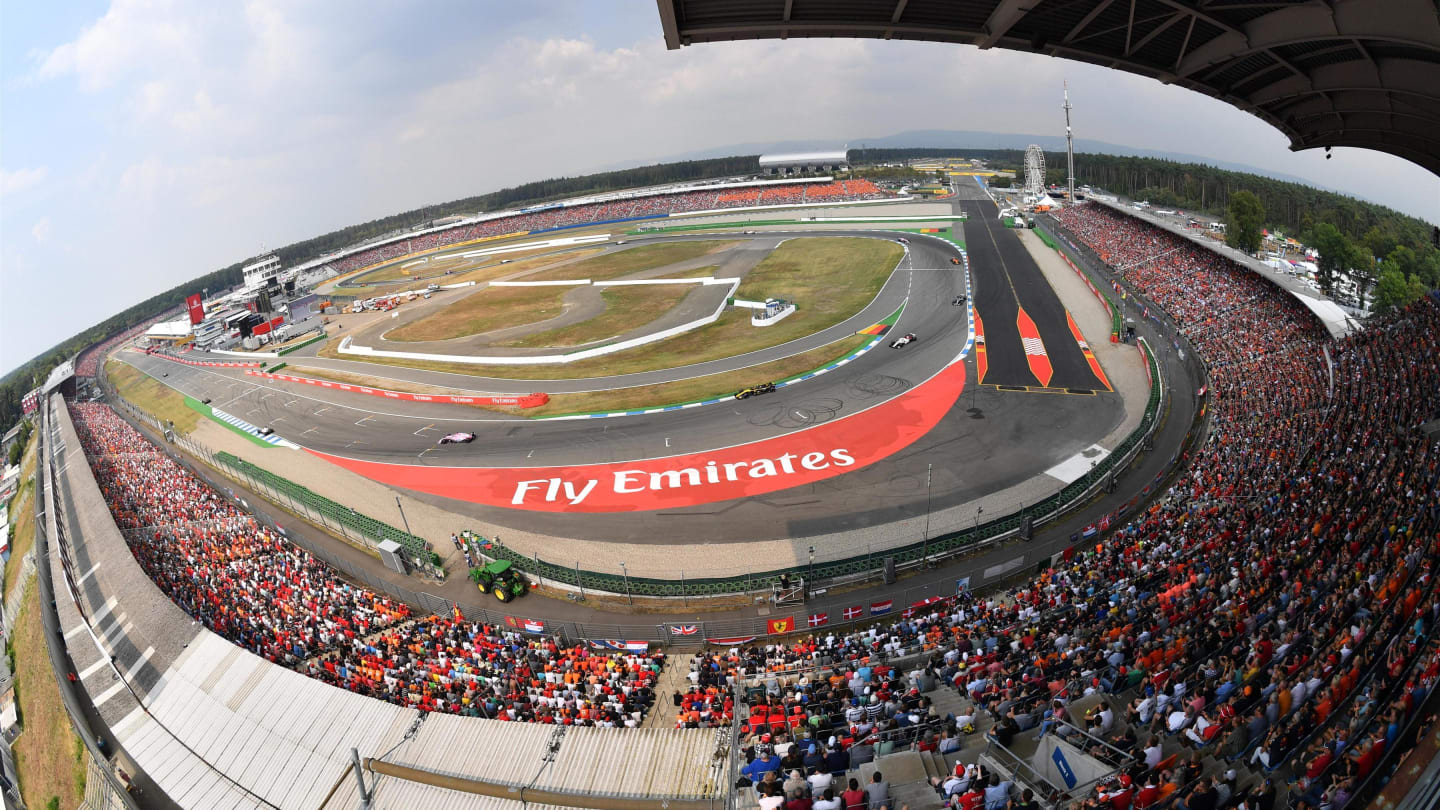 fans at Formula One World Championship, Rd11, German Grand Prix, Race, Hockenheim, Germany, Sunday
