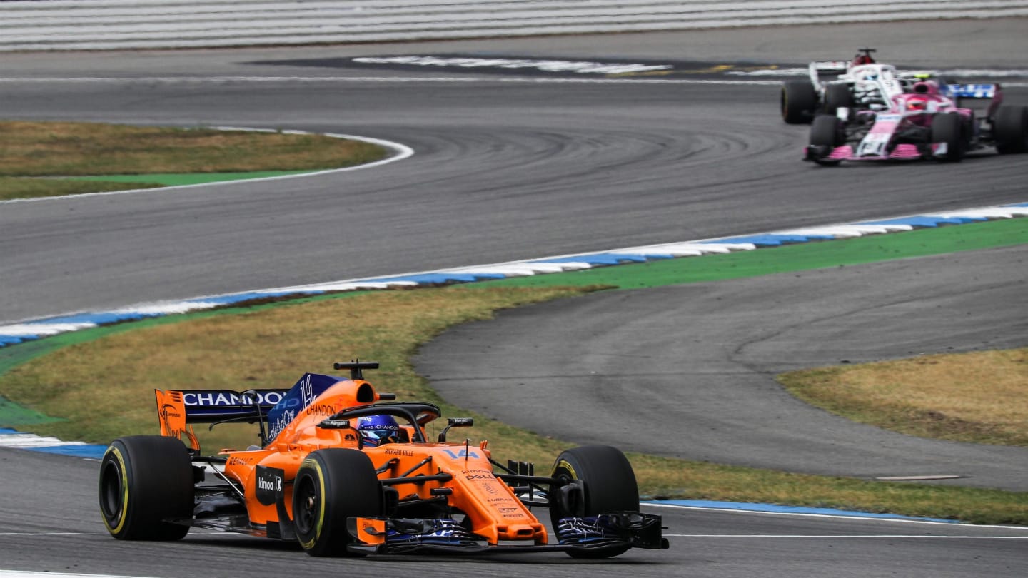 Fernando Alonso (ESP) McLaren MCL33 at Formula One World Championship, Rd11, German Grand Prix, Race, Hockenheim, Germany, Sunday 22 July 2018. © Manuel Goria/Sutton Images