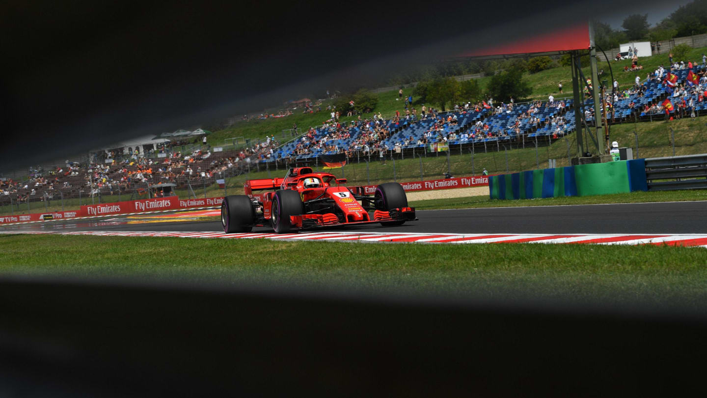 Sebastian Vettel (GER) Ferrari SF-71H at Formula One World Championship, Rd12, Hungarian Grand