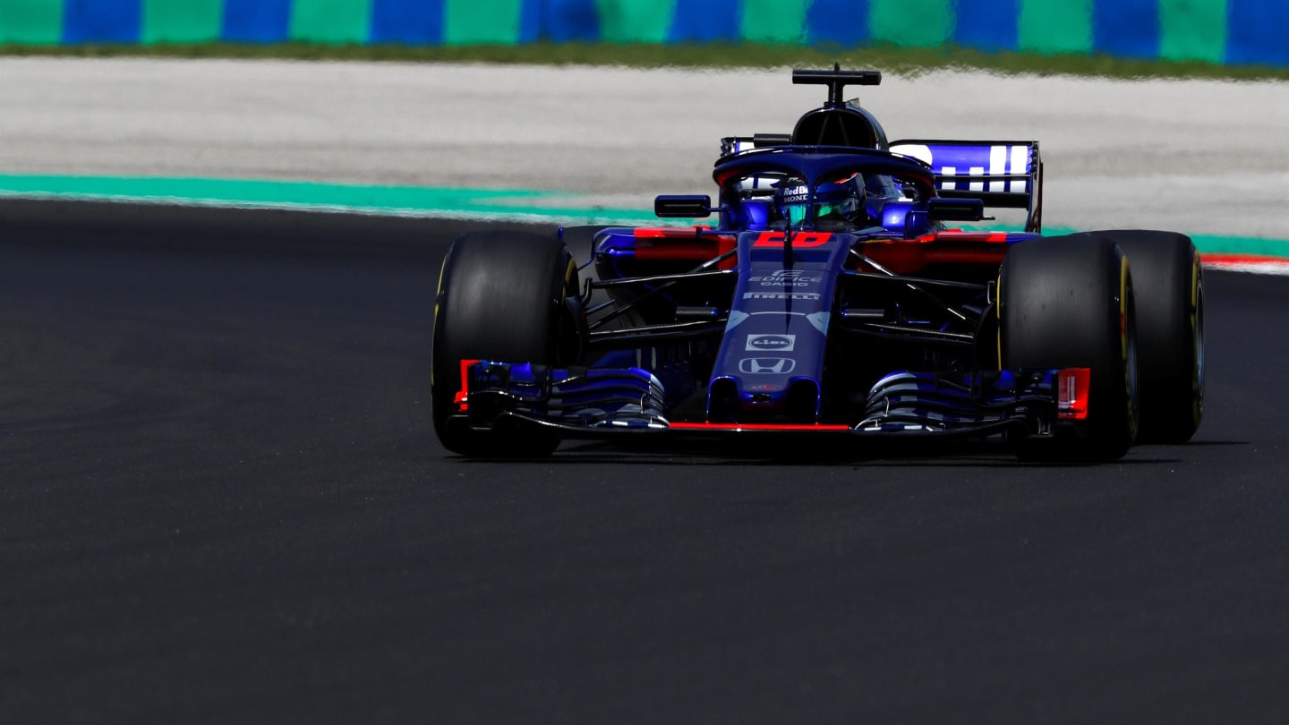Brendon Hartley (NZL) Scuderia Toro Rosso STR13 at Formula One World Championship, Rd12, Hungarian Grand Prix, Practice, Hungaroring, Hungary, Friday 27 July 2018. © Manuel Goria/Sutton Images