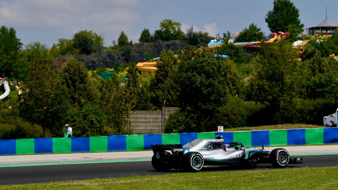 Valtteri Bottas (FIN) Mercedes-AMG F1 W09 EQ Power+ at Formula One World Championship, Rd12, Hungarian Grand Prix, Practice, Hungaroring, Hungary, Friday 27 July 2018. © Jerry Andre/Sutton Images