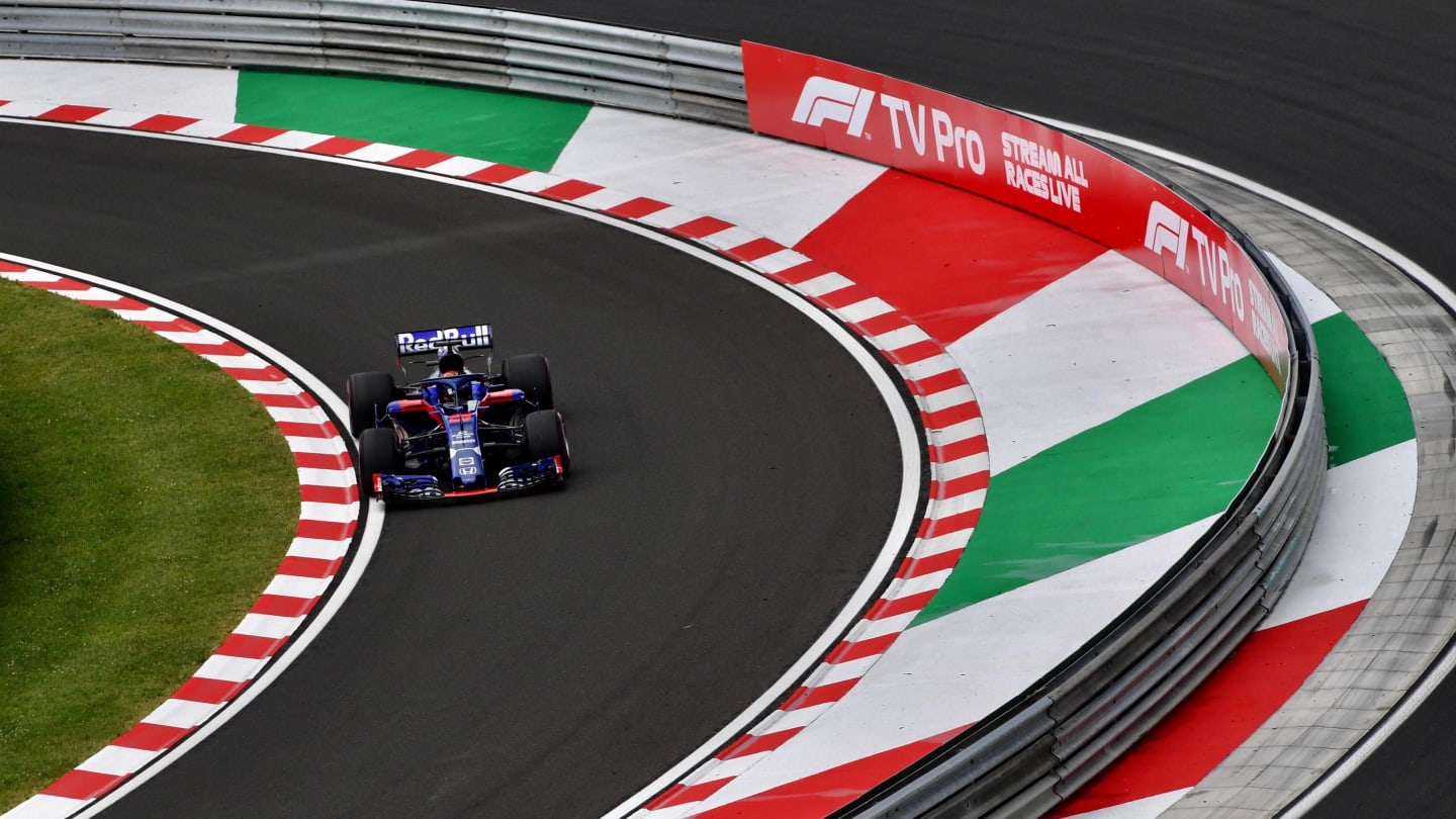 Brendon Hartley (NZL) Scuderia Toro Rosso STR13 at Formula One World Championship, Rd12, Hungarian
