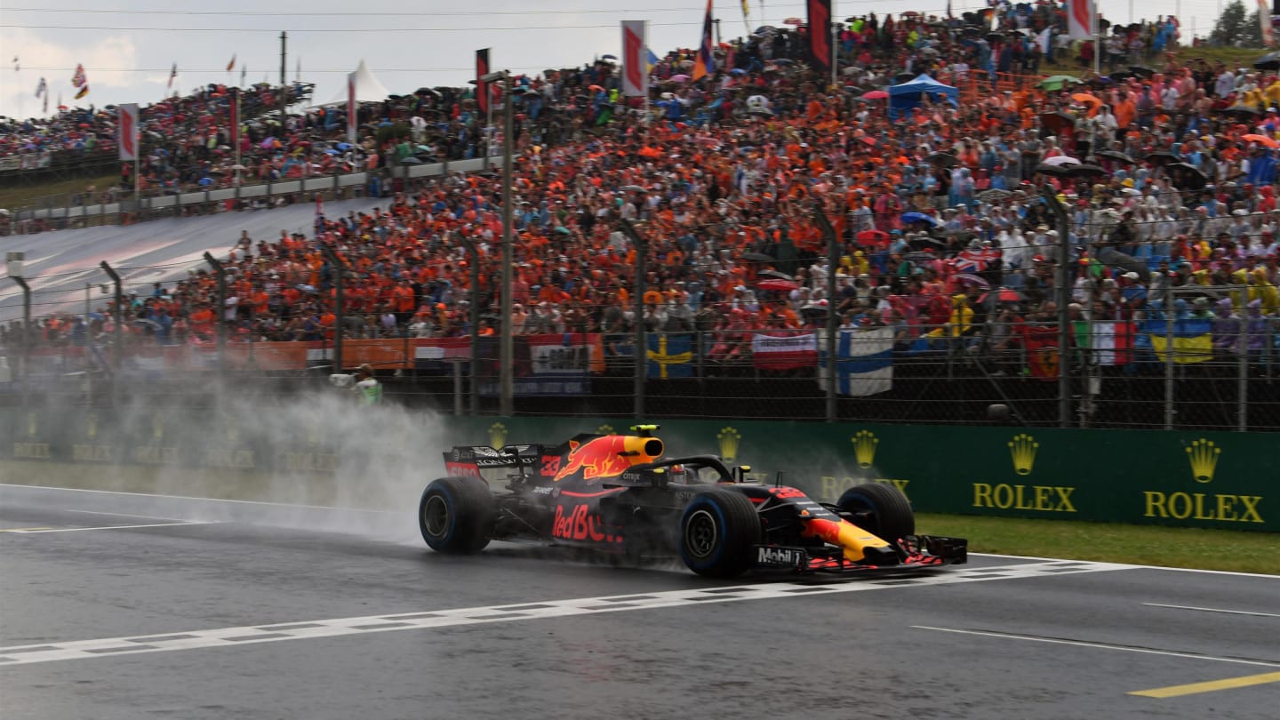 Max Verstappen (NED) Red Bull Racing RB14 at Formula One World Championship, Rd12, Hungarian Grand