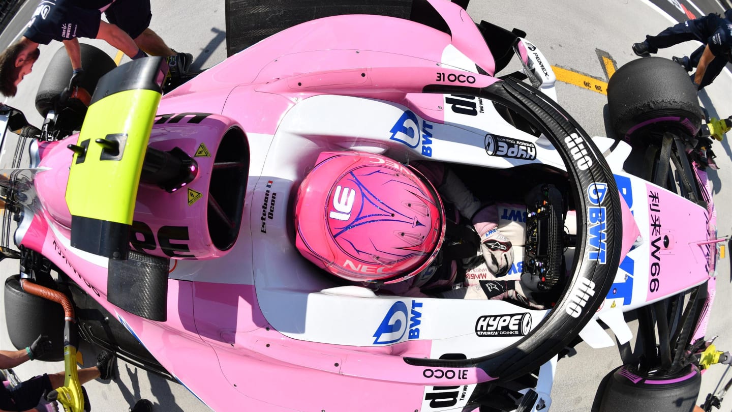 Esteban Ocon (FRA) Force India VJM11 at Formula One World Championship, Rd12, Hungarian Grand Prix,