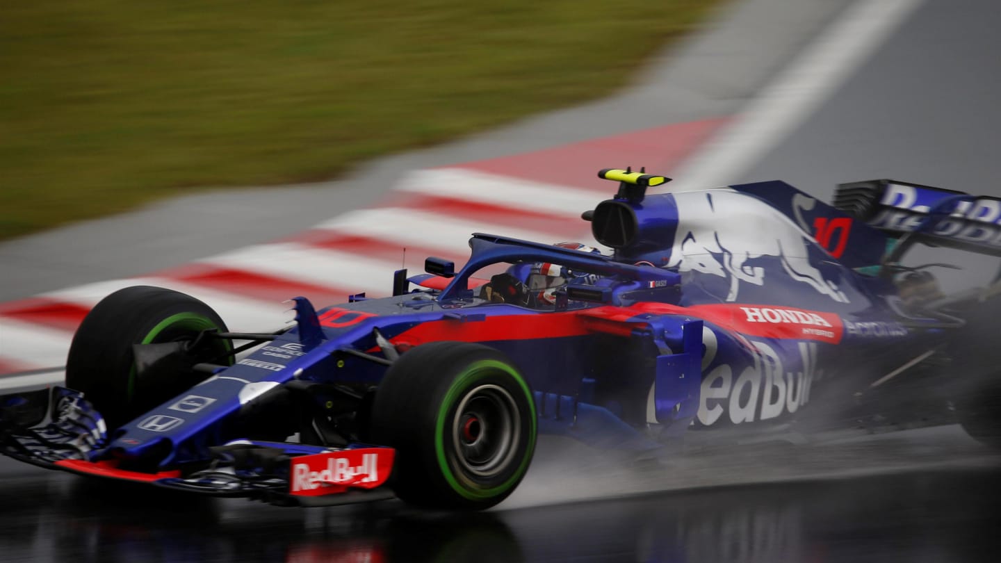 Brendon Hartley (NZL) Scuderia Toro Rosso STR13 at Formula One World Championship, Rd12, Hungarian