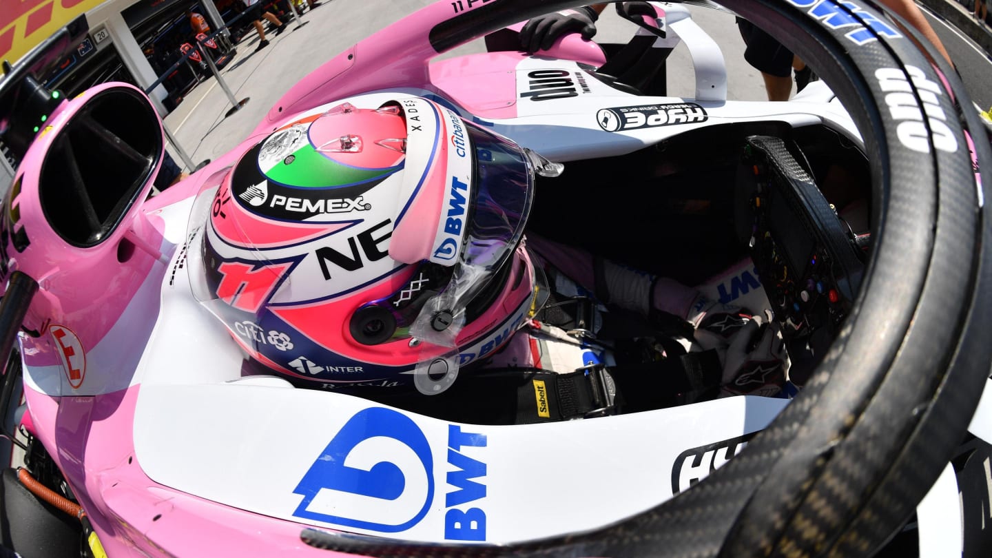 Sergio Perez (MEX) Force India VJM11 at Formula One World Championship, Rd12, Hungarian Grand Prix,