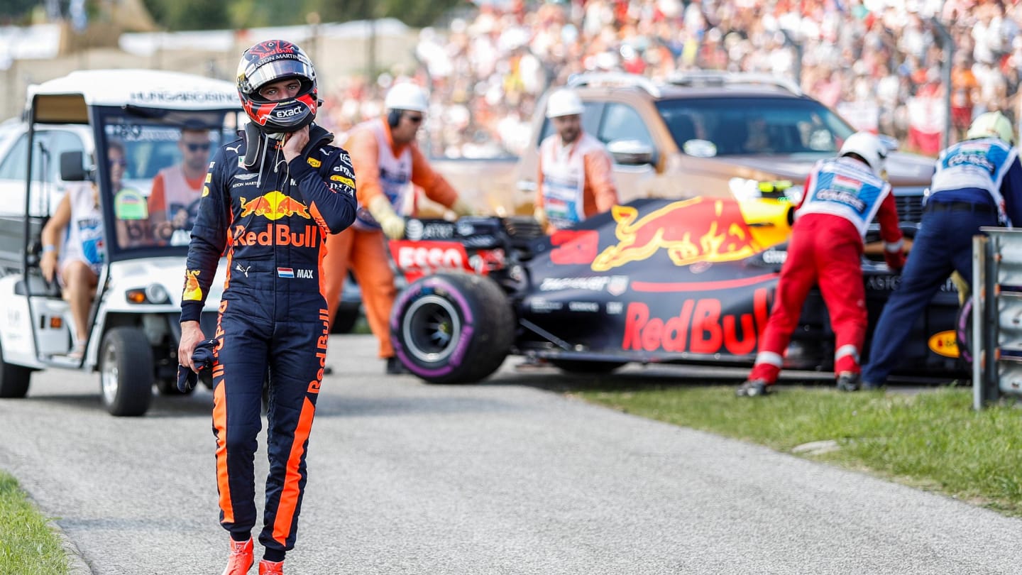 Race retiree Max Verstappen (NED) Red Bull Racing at Formula One World Championship, Rd12,