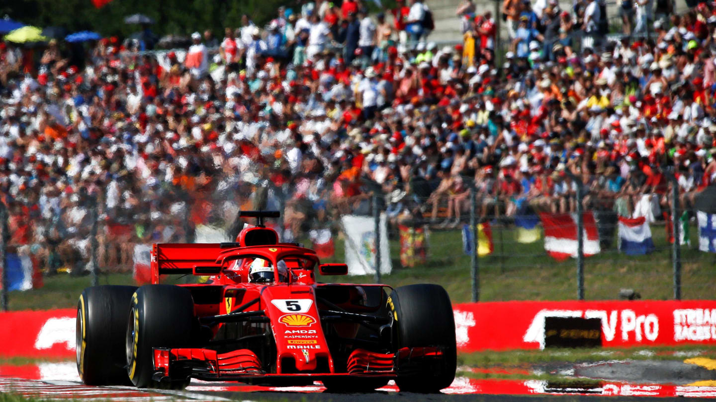 Sebastian Vettel (GER) Ferrari SF-71H at Formula One World Championship, Rd12, Hungarian Grand