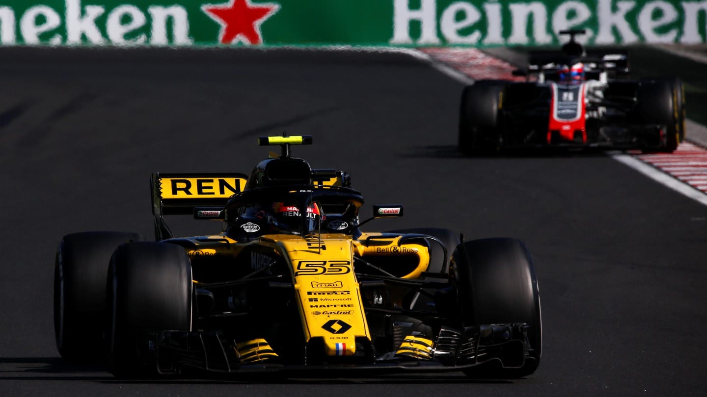 Carlos Sainz jr (ESP) Renault Sport F1 Team RS18 at Formula One World Championship, Rd12, Hungarian