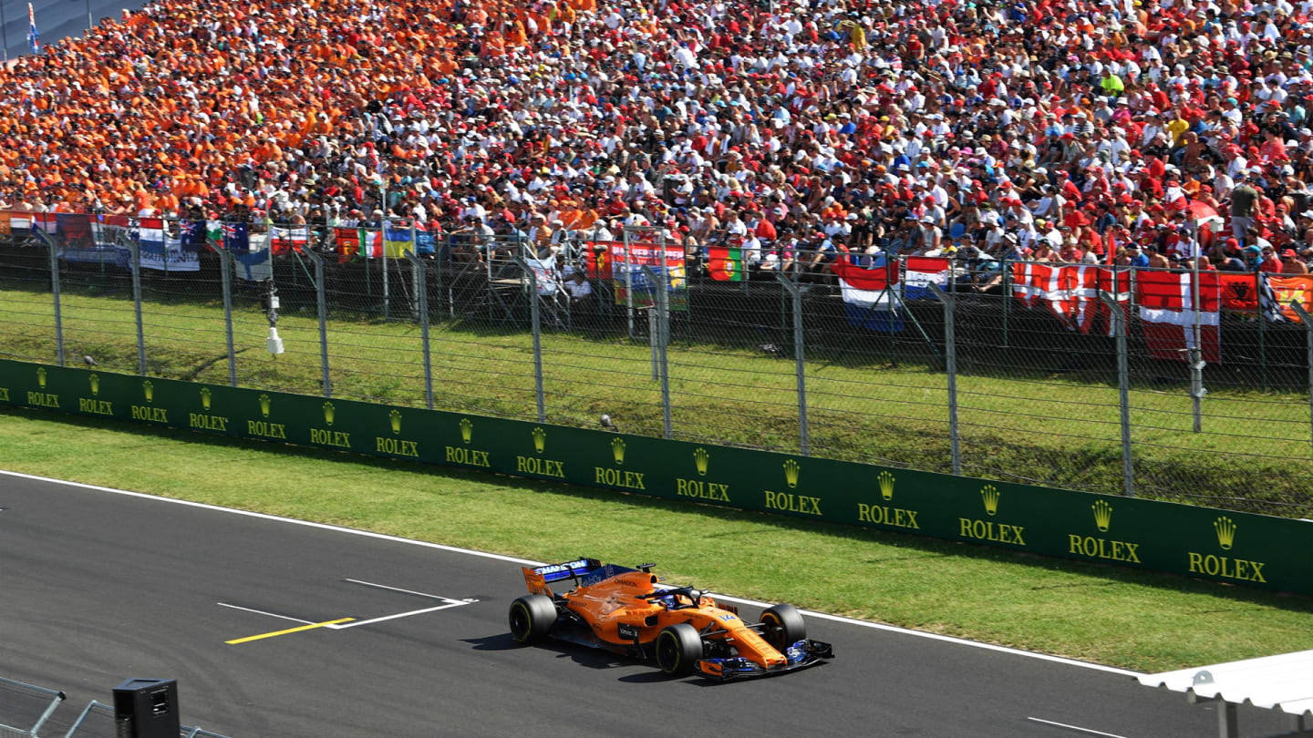 Fernando Alonso (ESP) McLaren MCL33 at Formula One World Championship, Rd12, Hungarian Grand Prix,