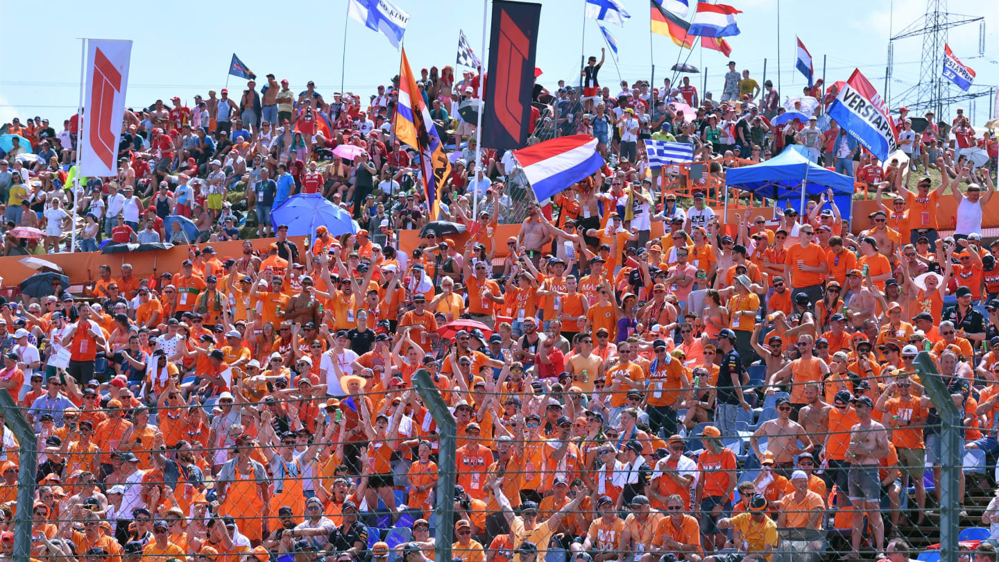 Dutch fans at Formula One World Championship, Rd12, Hungarian Grand Prix, Race, Hungaroring,