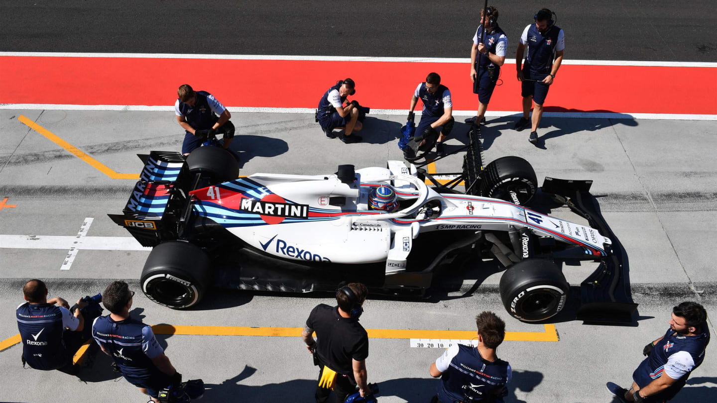 Oliver Rowland (GBR) Williams FW41 at Formula One Testing, Day One, Hungaroring, Hungary, Tuesday