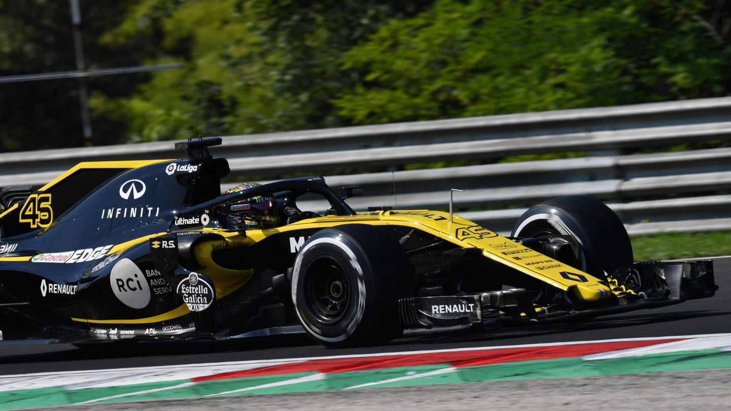 Artem Markelov (RUS) Renault Sport F1 Team RS18 at Formula One Testing, Day Two, Hungaroring,
