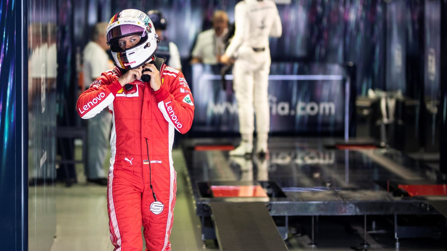 Sebastian Vettel, Ferrari at Formula One World Championship, Rd14, Italian Grand Prix, Practice,