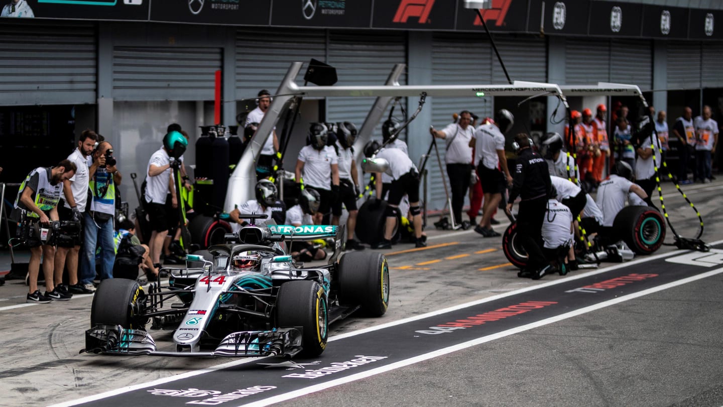 Lewis Hamilton, Mercedes AMG F1 W09 at Formula One World Championship, Rd14, Italian Grand Prix,