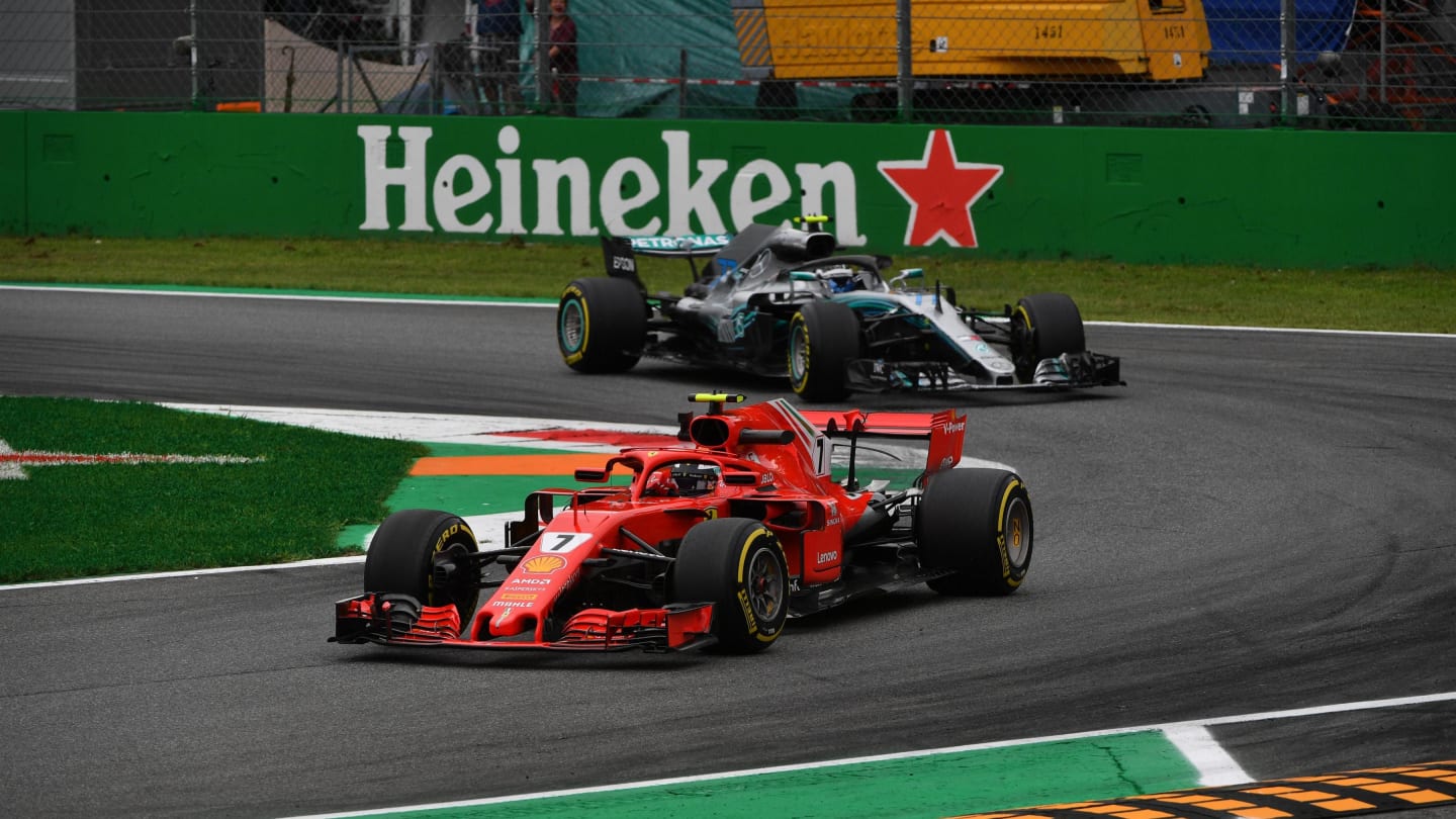 Kimi Raikkonen, Ferrari SF71H at Formula One World Championship, Rd14, Italian Grand Prix,