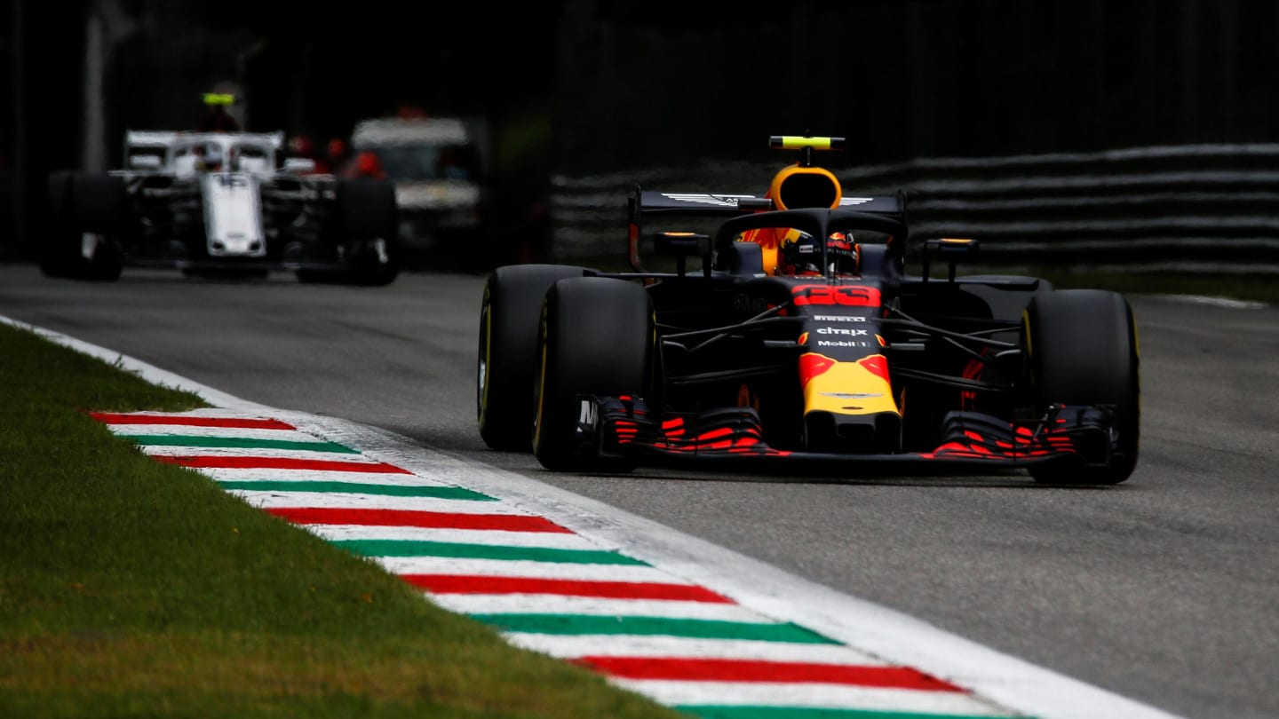 Max Verstappen, Red Bull Racing RB14 at Formula One World Championship, Rd14, Italian Grand Prix, Qualifying, Monza, Italy, Saturday 1 September 2018. © Manuel Goria/Sutton Images