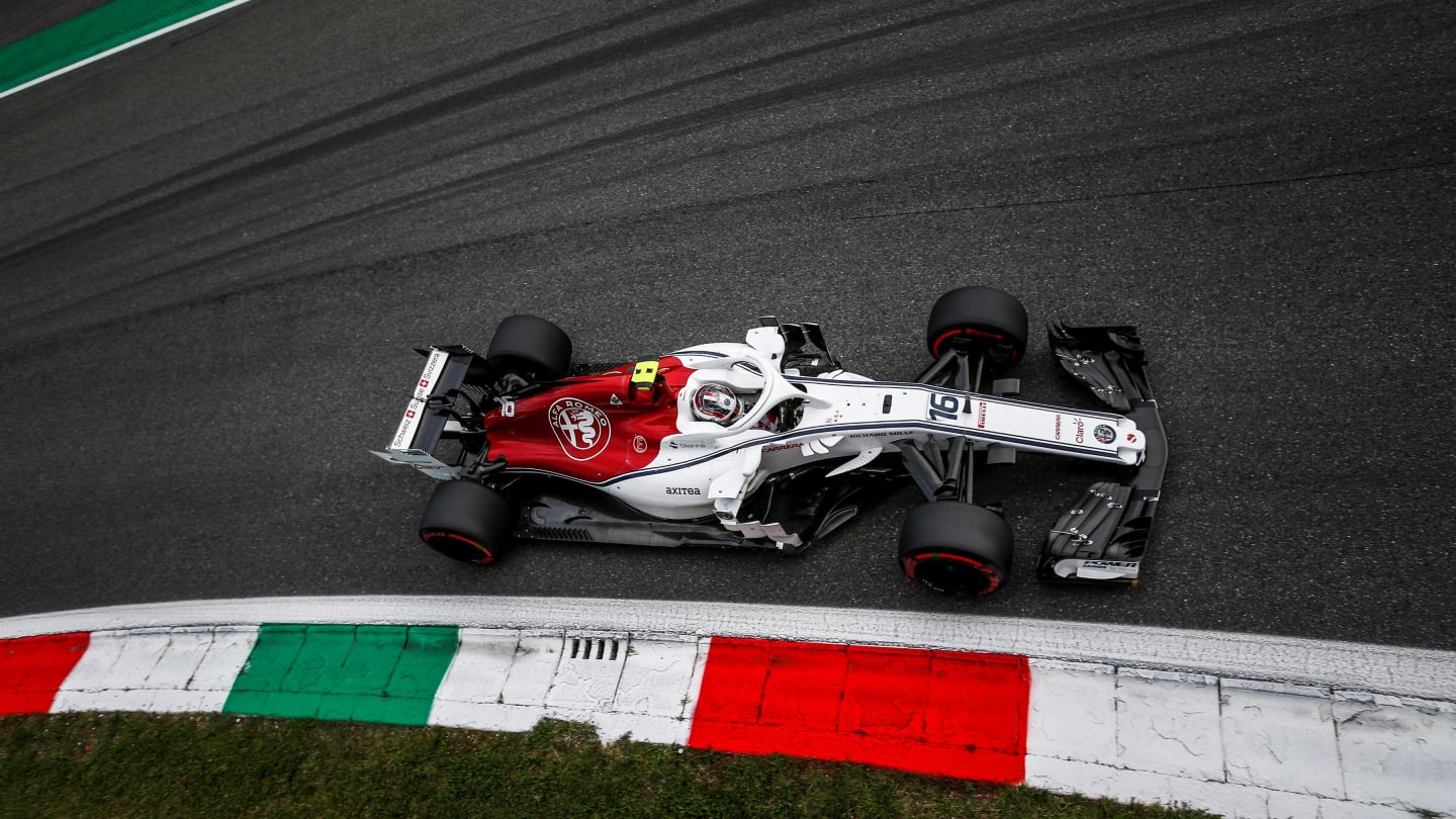 Charles Leclerc, Alfa Romeo Sauber C37 at Formula One World Championship, Rd14, Italian Grand Prix,