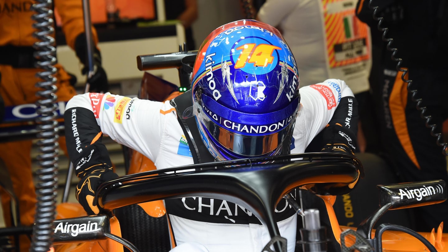 Fernando Alonso, McLaren at Formula One World Championship, Rd14, Italian Grand Prix, Race, Monza,
