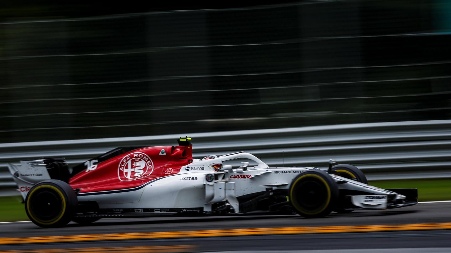 Charles Leclerc, Alfa Romeo Sauber C37 at Formula One World Championship, Rd14, Italian Grand Prix,